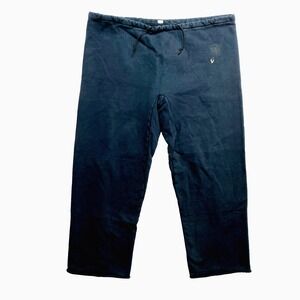 Kanye West Merch Sweatpants Mens 3 Black Drawstring Ye Vultures